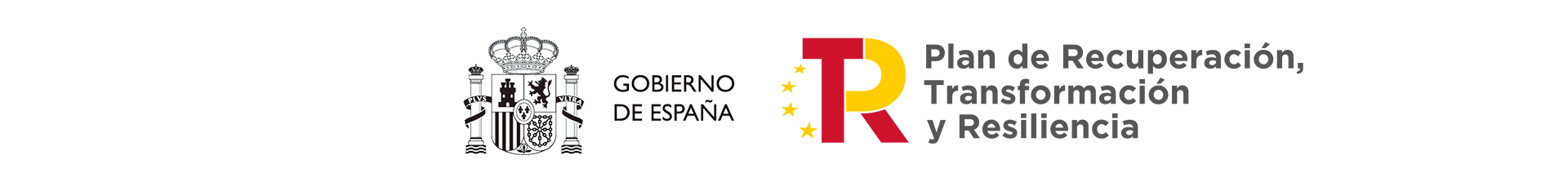 Logos Gobierno de España - Plan de Recuperación, Transformación y Resiliencia